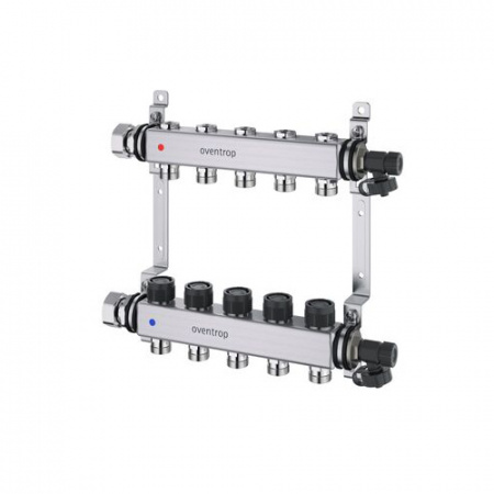 Oventrop  Распределительная гребенка Multidis SF (2020), PN 10, 6 х G ¾ с рег. вент. вставками 6 контуров  1406556