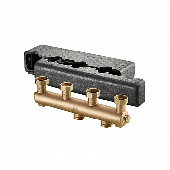 Oventrop  Гребенка распределительная из бронзы с изоляцией для 2-х узлов Regumat DN 25  1351571