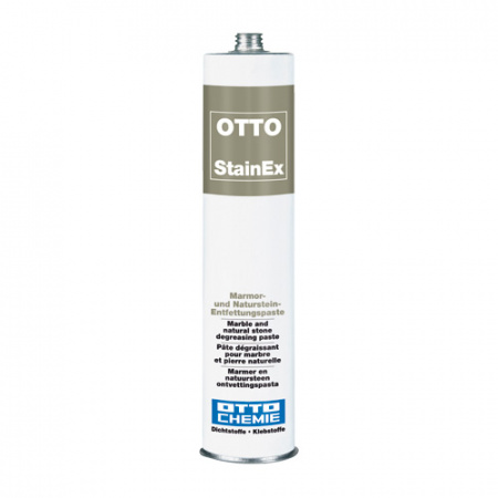 Паста для удаления силикона с поверxности мрамора и природного камня OTTO StainEx (бежевая), 310мл