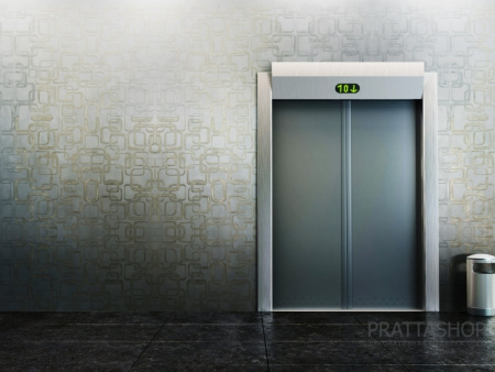 Входная группа в стиле Hitech