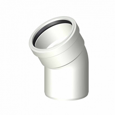 POLO-KAL  Шумопоглощающий отвод канализационный 30° 90-30°  02527