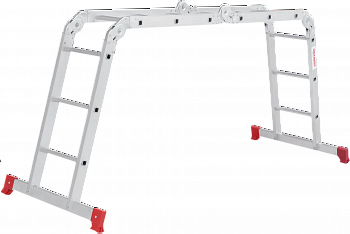 Лестница-трансформер алюминиевая, ширина 340 мм NV2320 артикул 2320403