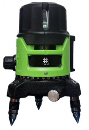 Лазерный 3D нивелир SHIJING 7265F 5 линий (зеленый луч)