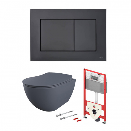 TECE Creavit  Комплект TECEbase 2.0 с панелью смыва ТЕСЕnow и унитазом CREAVIT FREE  1000104