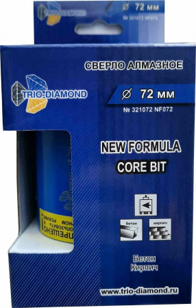 Коронка алмазная по бетону New Formula 68 мм NF068