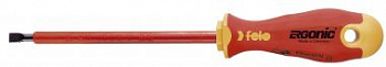 Отвёртка ERGONIC диэлектр., серия 413, SL 3,5х0,8х100 FELO 413 038 90