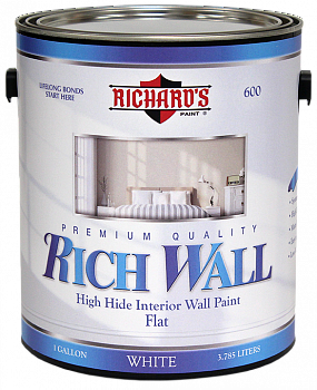 Richard's Paint Rich Wall Flat Finish