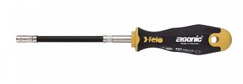 Отвёртка серия 429 Ergonic M-TEC с гибким стержнем под гайку 10х170 FELO 429 100 40