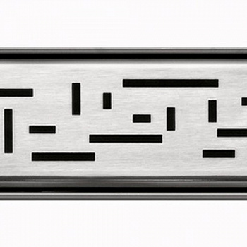 Решетка TECE TECEdrainline lines для слива из нержавеющей стали прямая Серебристый металлик 600921