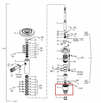 Впускной клапан для Leopard (Inlet housing 40 арт. 2322467)