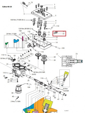 Уплотнение A17x21x1.5 Al, Wagner LEOPARD 35-150