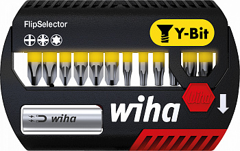 Набор бит Wiha FlipSelector Y, Phillips, Pozidriv, TORX