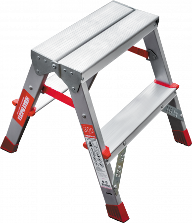 Профессиональная двухсторонняя алюминиевая стремянка NV3120 артикул 3120202
