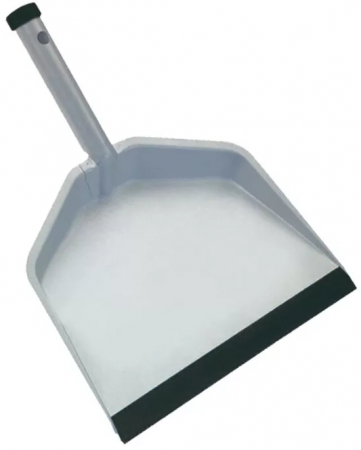 Совок металлический с резиновой кромкой 23см