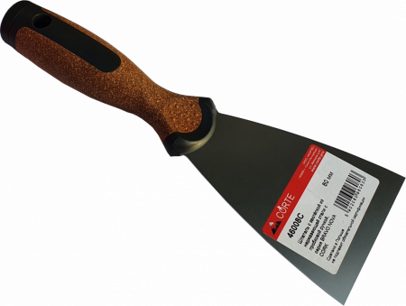 Шпатель нержавеющий с заклёпкой, пробковая ручка BRAVO NOVA CORK 80 CORTE