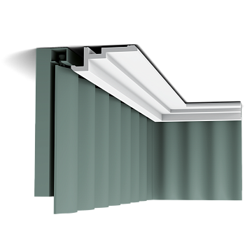 Скрытый карниз для штор CX196 U-STEPS