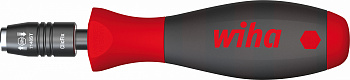 Отвертка Wiha SoftFinish CentroFix с держателем бит и механической блокировкой
