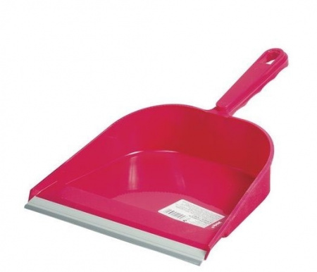 Совок металлический с резиновой кромкой 23см