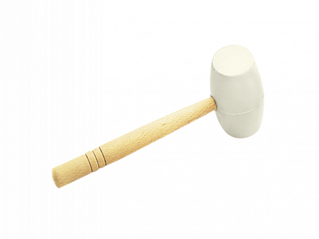 Киянка резиновая белая 750гр RUBI