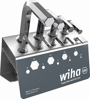 Набор ключей Wiha Шестигранник, 9 предметов в подставке