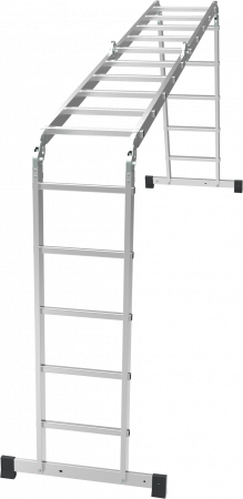 Лестница-трансформер алюминиевая, ширина 400 мм NV1322 артикул 1322405