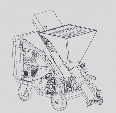 Станция штукатурная PlastMax Spraypack шнековая Wagner