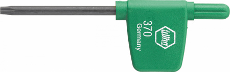 Штифтовый ключ Wiha TORX с рукояткой-флажком и чёрным оксидированным покрытием