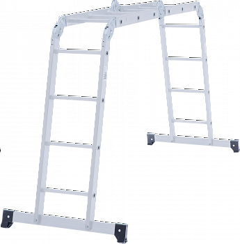 Лестница-трансформер алюминиевая, ширина 340 мм NV1320 артикул 1320234