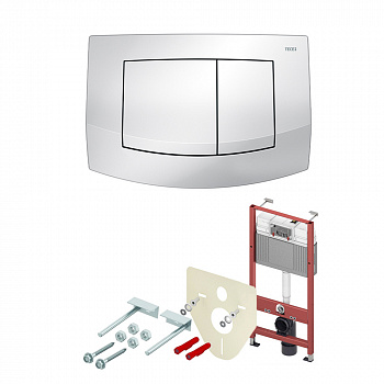 TECE TECEambia  Комплект TECEbase 2.0 c кронштейнами панель Ambia белая глянцевая белый  K447200