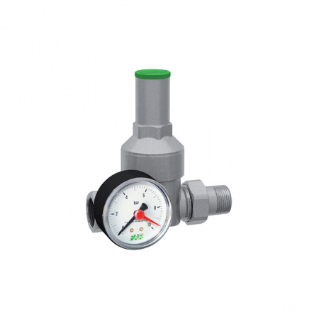 FAR  Редуктор давления с манометром, хромированный 1/2"  FA 2835 12