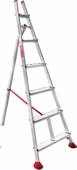 Профессиональная алюминиевая садовая стремянка NV3191