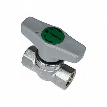 TECO  TOP ENTRY Запорный кран прямая версия с резьбой F/F и ручкой управления DN15 F1/2”  T4041300