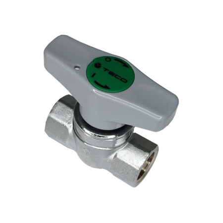 TECO  TOP ENTRY Запорный кран прямая версия с резьбой F/F и ручкой управления DN15 F1/2”  T4041300