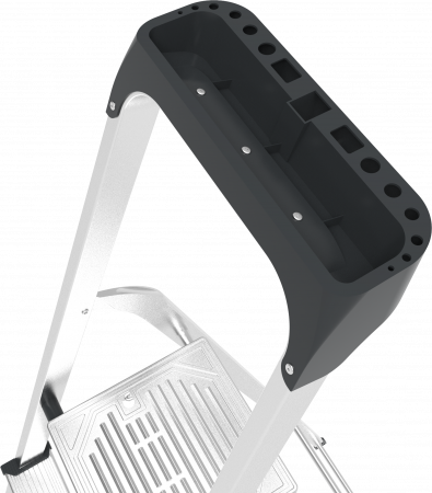 Стремянка алюминиевая с органайзером NV2115 артикул 2115104