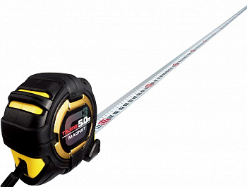 Рулетка G3 LOCK 27 5м/27мм, цвет черно-желтый TAJIMA G3M750MT