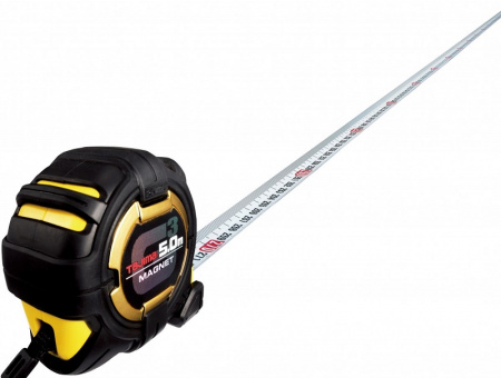 Рулетка G3 LOCK 27 5м/27мм, цвет черно-желтый TAJIMA G3M750MT