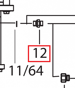 Переходник DF-MM-G3/8""-3/8""NPS-PN530-SSt Wagner