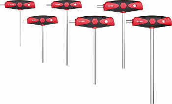 Набор ключей Wiha с Т-образной рукояткой ComfortGrip Шестигранник