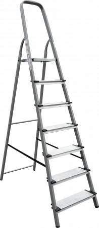 Стремянка стальная с алюминиевыми ступенями 130 мм NV1137 артикул 1137107