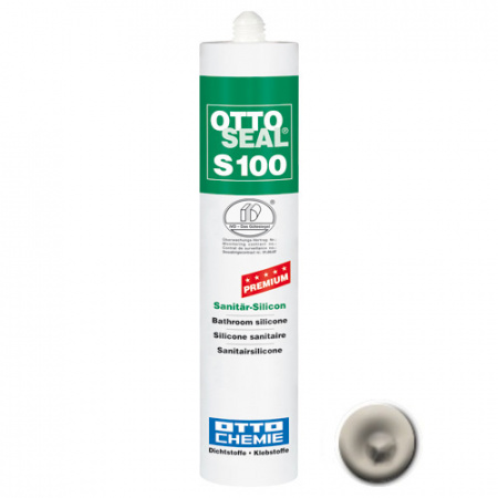 Профессиональный универсальный силиконовый герметик OTTOSEAL S100 PREMIUM С1010 (красно-серый), 300мл