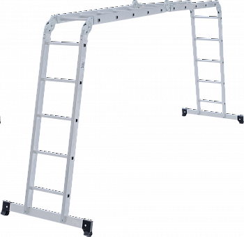 Лестница-трансформер алюминиевая, ширина 340 мм NV1320 артикул 1320405