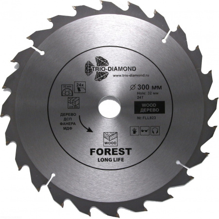 Диск пильный 300*32*24Т FLL823