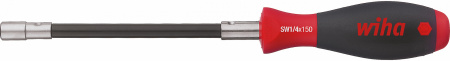 Отвертка Wiha SoftFinish с держателем битов и гибким стержнем