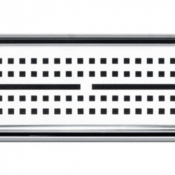Решетка TECE TECEdrainline quadratum для слива из нержавеющей стали прямая 601250