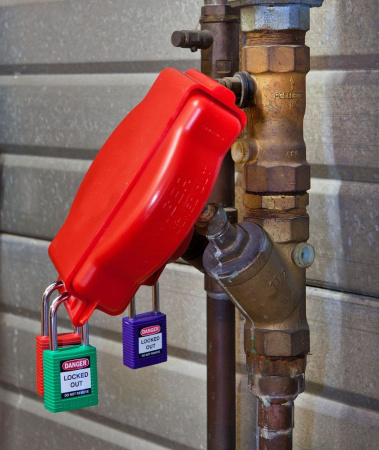 Блокиратор вентилей и задвижек раздвижной