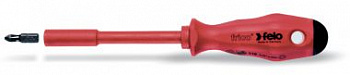 Отвёртка под биты 1/4" диэлектрическая, серия 518 FELO 518 125 90