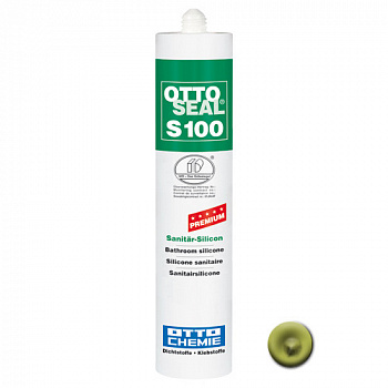 Профессиональный универсальный силиконовый герметик OTTOSEAL S100 PREMIUM С11 (зеленый мох), 300мл