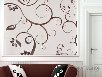 Высокопрочное покрытие с эффектом с цветным трафаретным узором