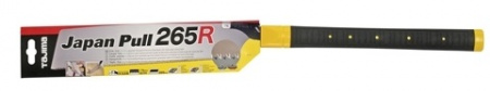 Ручная пила TAJIMA Japan Pull с прямой обрезиненой ручкой JPR265R/Y1