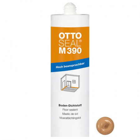 Профессиональный гибридный STP-герметик   для напольных покрытий OTTOSEAL M390 C64 (светлый дуб), 310мл